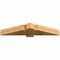 Ekena Millwork Eugene Rough Sawn Timber Gable Bracket, Western Red Cedar, 48"W x 8"H x 6"D x 6"F, 4/12 Pitch GBW048X08X0606EUG00RWR - alternate 5
